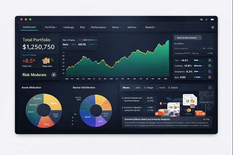 Financial Analytics & Portfolio Dashboard