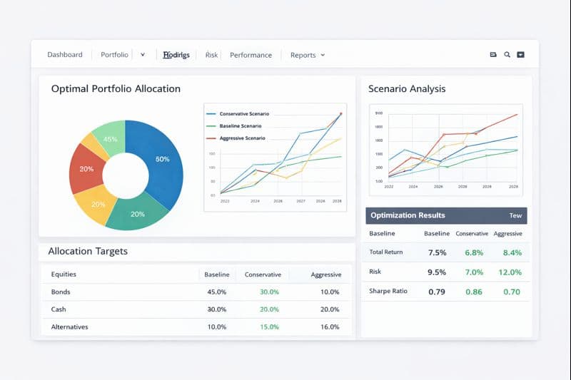 Portfolio Strategy & Optimization Tool